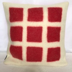 Housse De Coussin "Carrés...