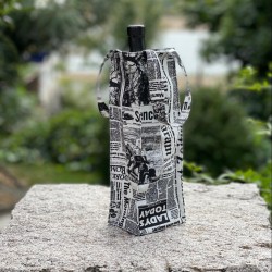 Bottle bag "Newspaper"